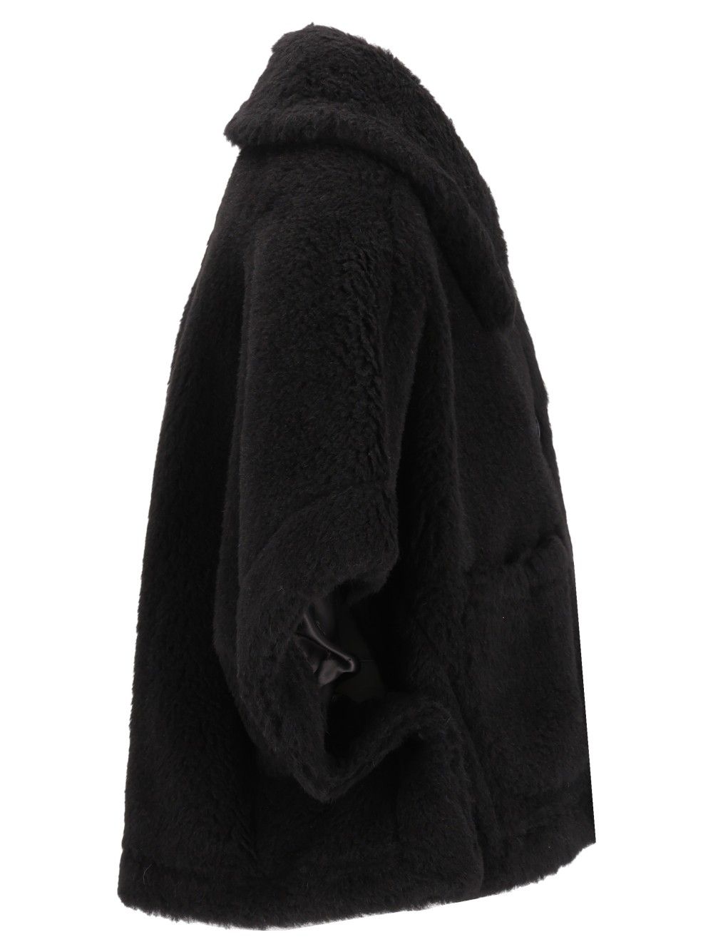 Max Mara Newtwerzo Teddy Hood. Jackets - Black | 3414c56244f3c5a694a3b5550466f1f892a8395f