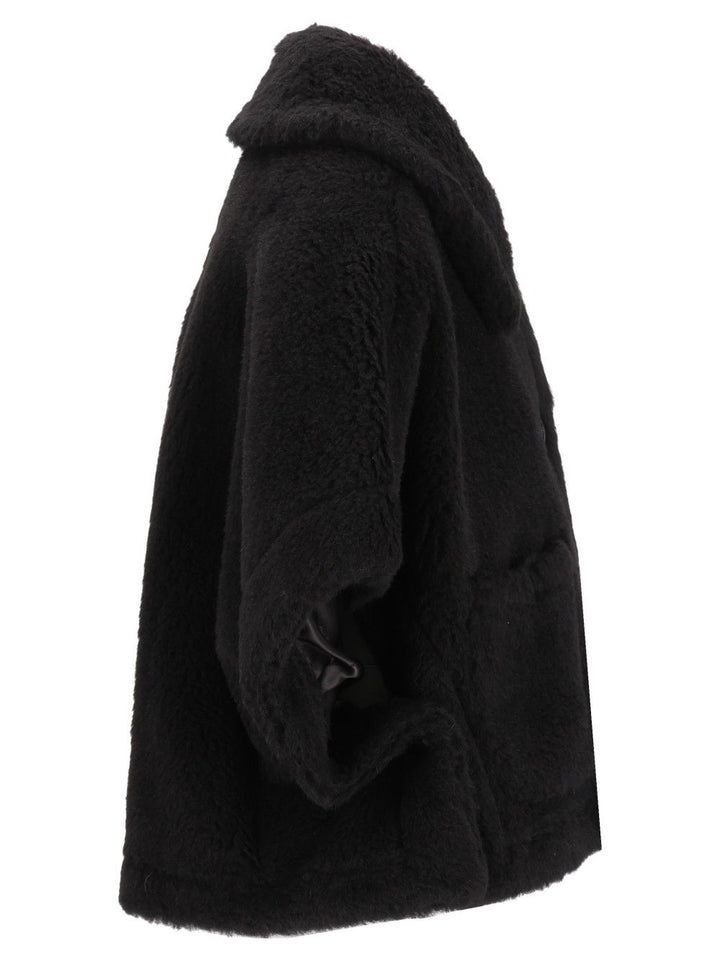 Max Mara Newtwerzo Teddy Hood. Jackets - Black | 3414c56244f3c5a694a3b5550466f1f892a8395f