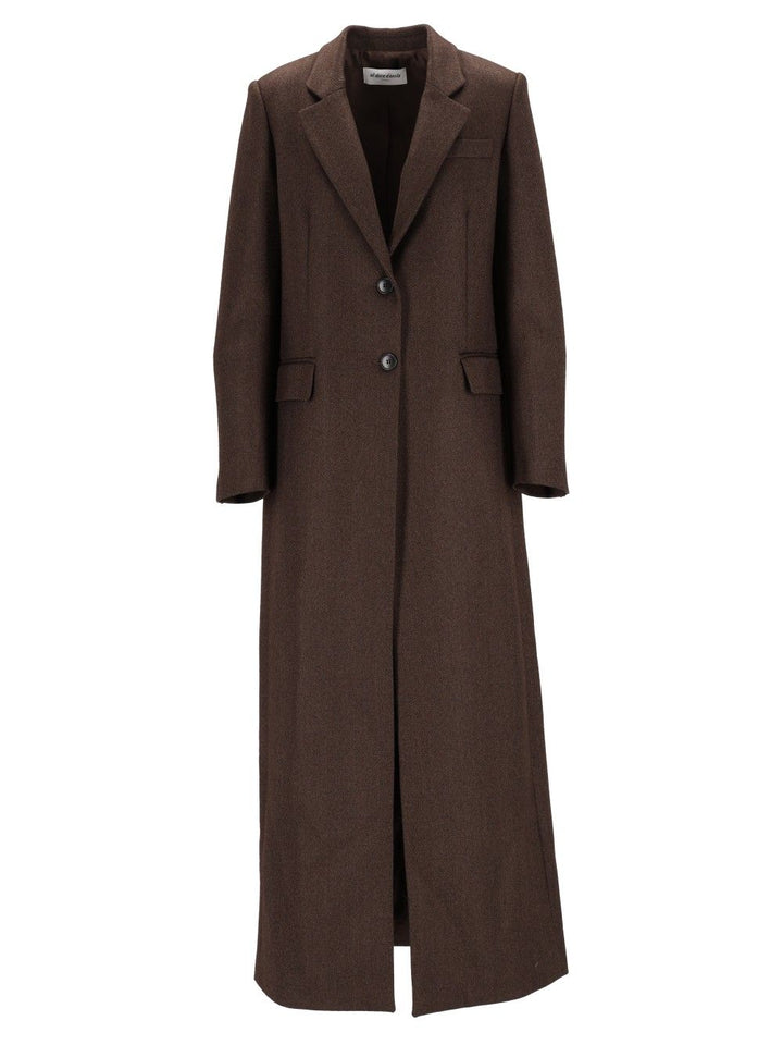 Al Duca D'Aosta Straight Coat Coats - Brown | 990b5f6daa7fc96854fc16c07a65bb82eb8cdf26