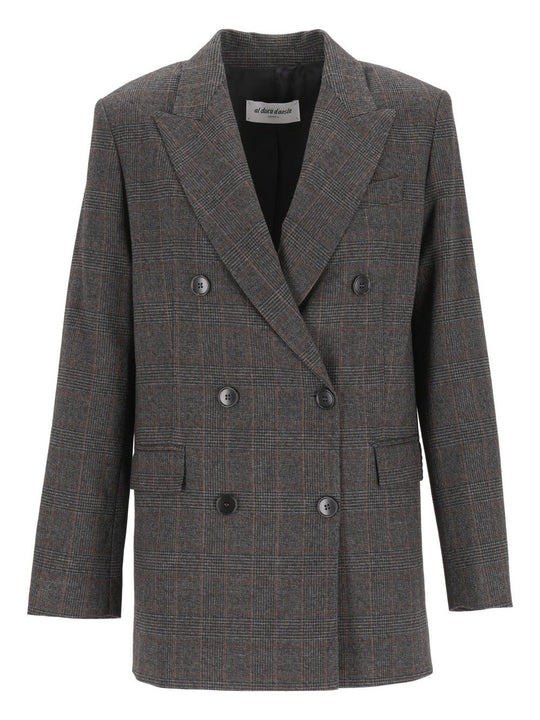 Double-Breasted Jacket Jackets Grey
