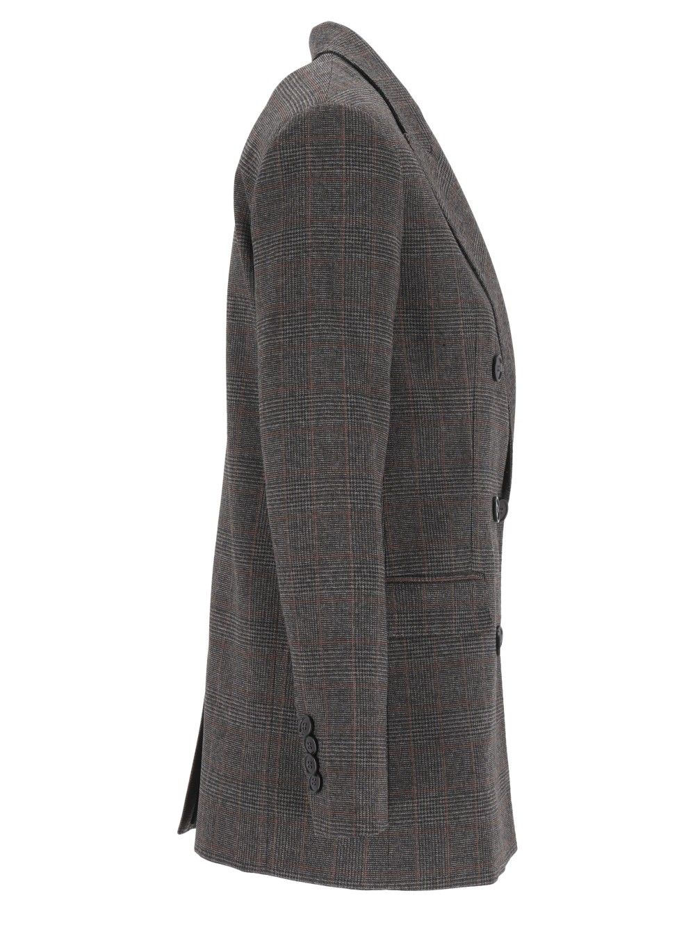 Al Duca D'Aosta Double-Breasted Jacket Jackets - Grey | 51ade58e9217d695a908b4f23ac62bad5597a064