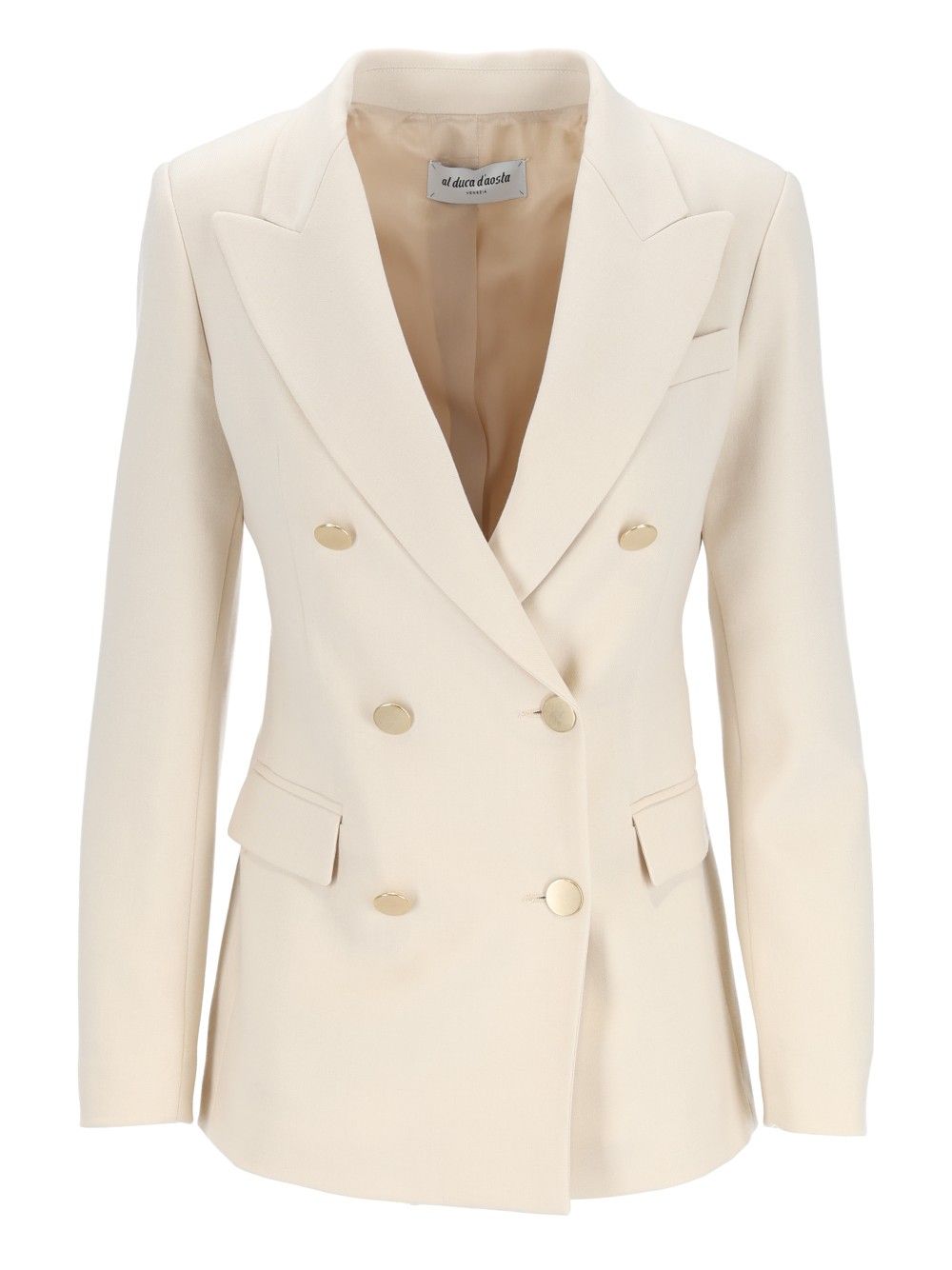 Al Duca D'Aosta Double-Breasted Jacket Jackets - White | de1859f2f30f46877f5dd15e047acc08130ab4fe