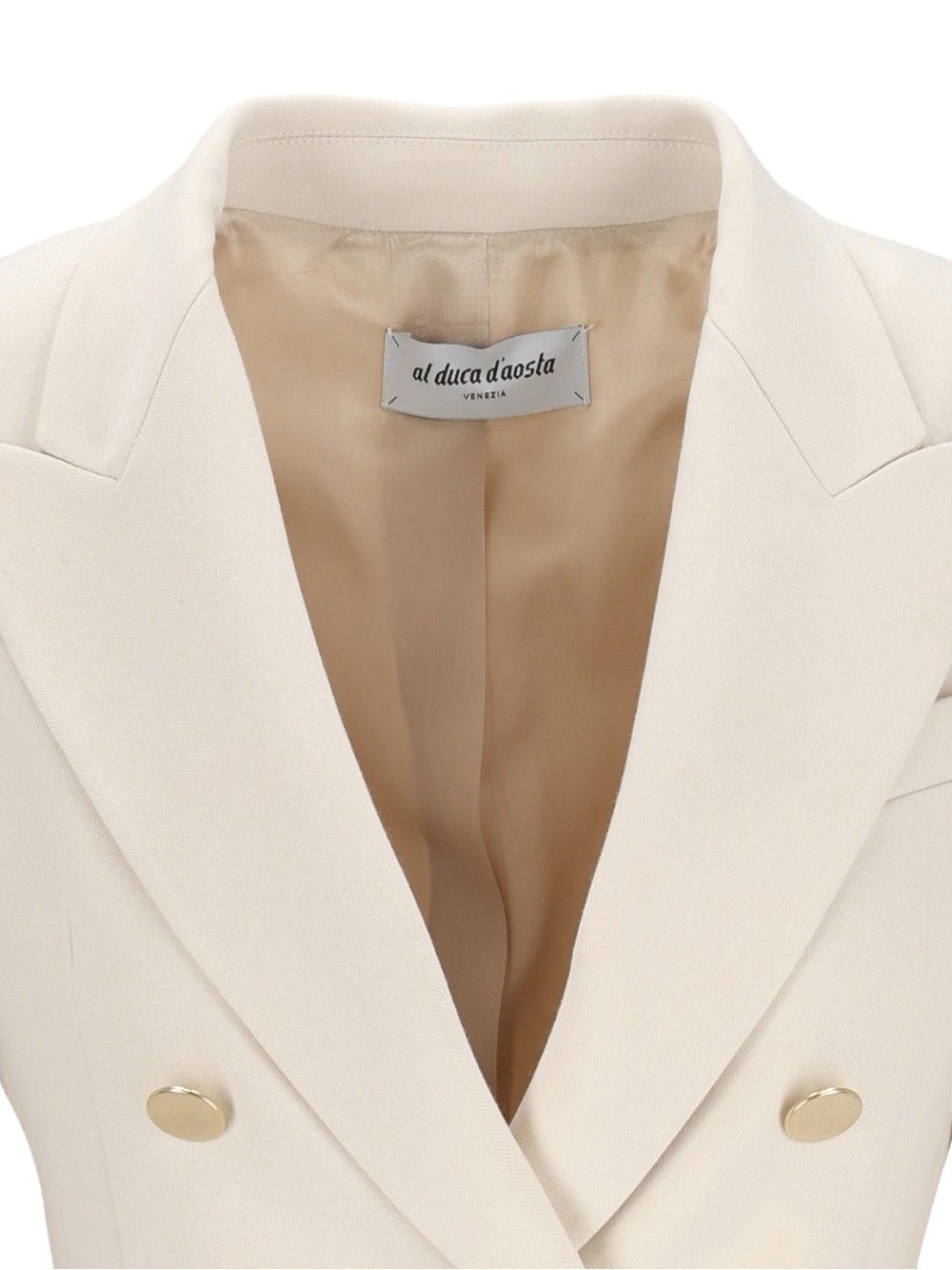 Al Duca D'Aosta Double-Breasted Jacket Jackets - White | 32a56d6863da5441c2eaa01c66a46594b0d5d06e