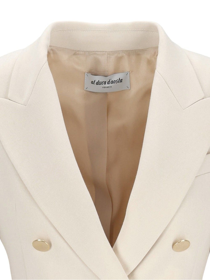 Al Duca D'Aosta Double-Breasted Jacket Jackets - White | 32a56d6863da5441c2eaa01c66a46594b0d5d06e