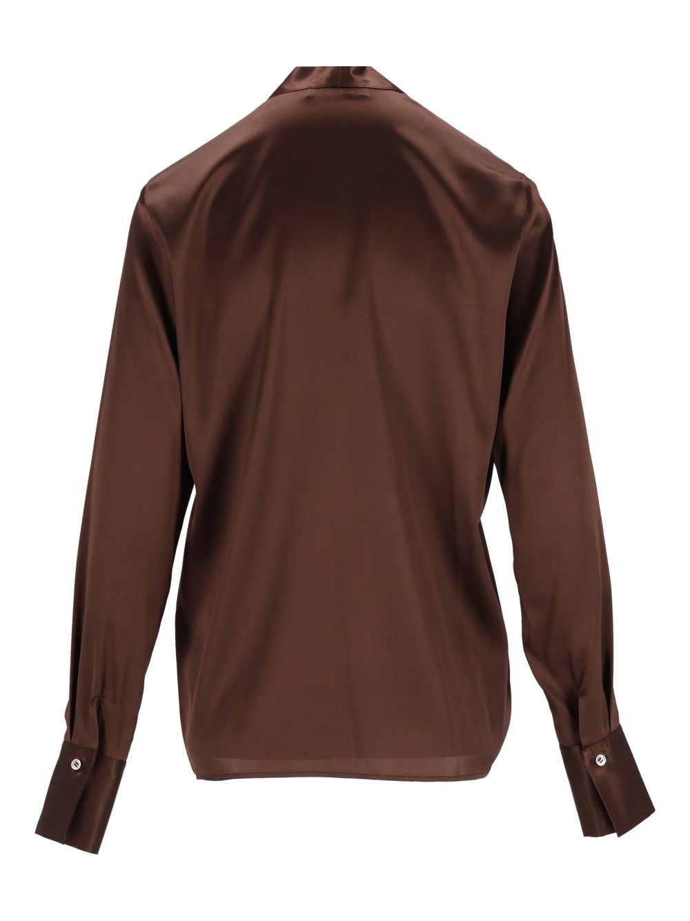 Al Duca D'Aosta Long-Sleeved Tunic Tops - Brown | ccdb399a73e8da0aa69907a47787fd476c2f95d8