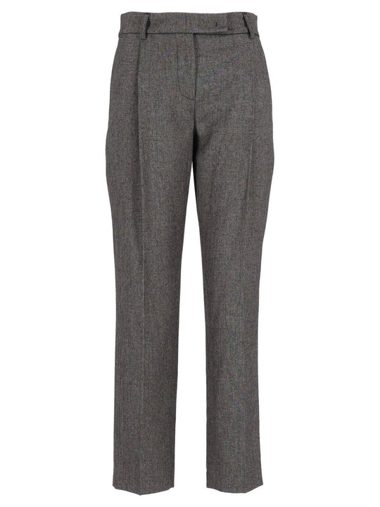 Carrot Pants Trousers Grey