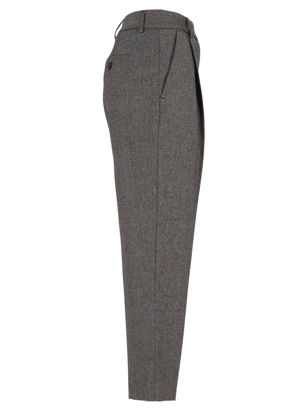 Al Duca D'Aosta Carrot Pants Trousers - Grey | 0e83e1aa2e9a3815ade7c5009a582818a5c35df1