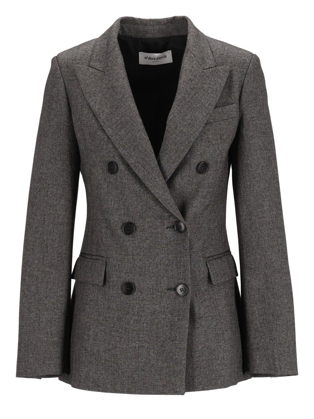 Al Duca D'Aosta Double-Breasted Jacket Jackets - Grey | bb179b701c6c8779e2e24b659bb39ee759443e53