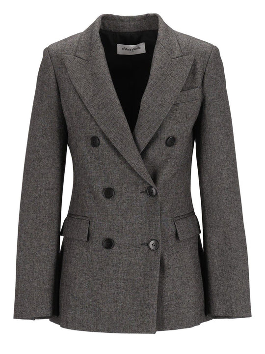 Double-Breasted Jacket Jackets Grey