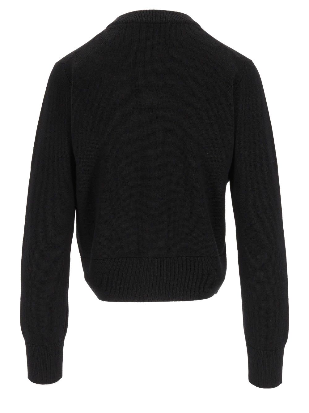 Ami Knitted Cardigan Knitwear - Black | 09f0b2adc7fc060491aec8fa9c41786692b7c812