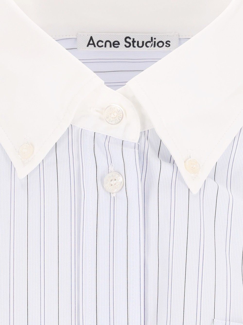 Acne Studios Short-Sleeved, Button-Up Shirt Shirts - Light blue | 93637ee3c92fd17d988910d500859d62b8a07a65