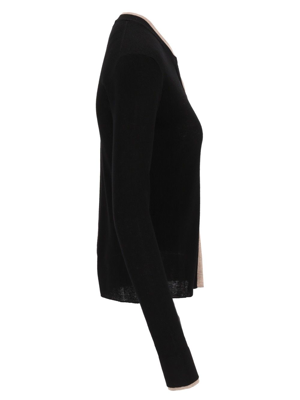 Acne Studios Layered Button-Up Cardigan Knitwear - Black | a5268406fed20ac7f56cc2022b1ff1e170c21292