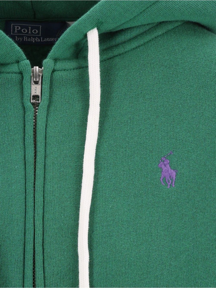 Polo Ralph Lauren Zip-Up Hoodie Knitwear - Green | 46654696973954c7e383ea23d9101006289414ce