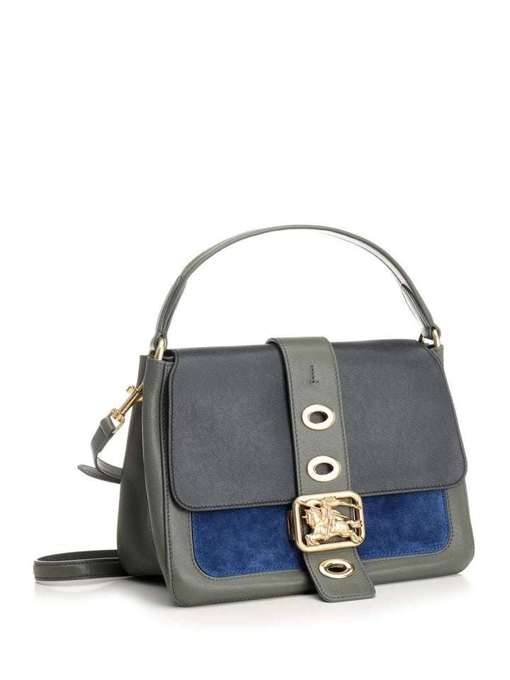 Burberry Small Rider Bag Shoulder Bags - Blue | 33e88157bcff80ec0f286a1df99c67681b2e506d