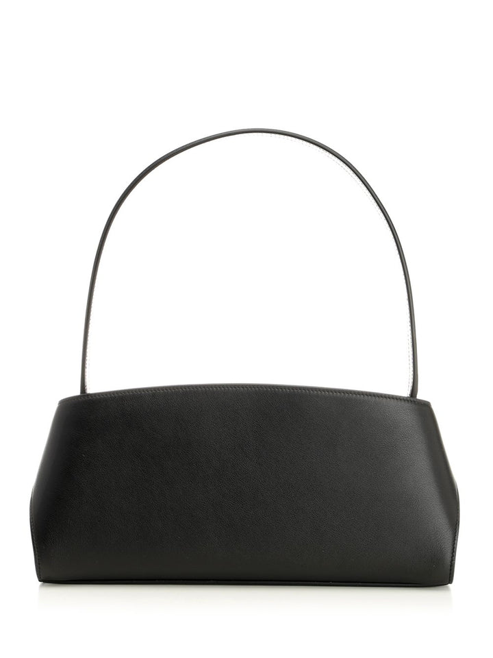 Ferragamo Hug Leather Shoulder Bag Shoulder Bags - Black | e49c0313129c51d39500c9bae47e6b6e335fceb7