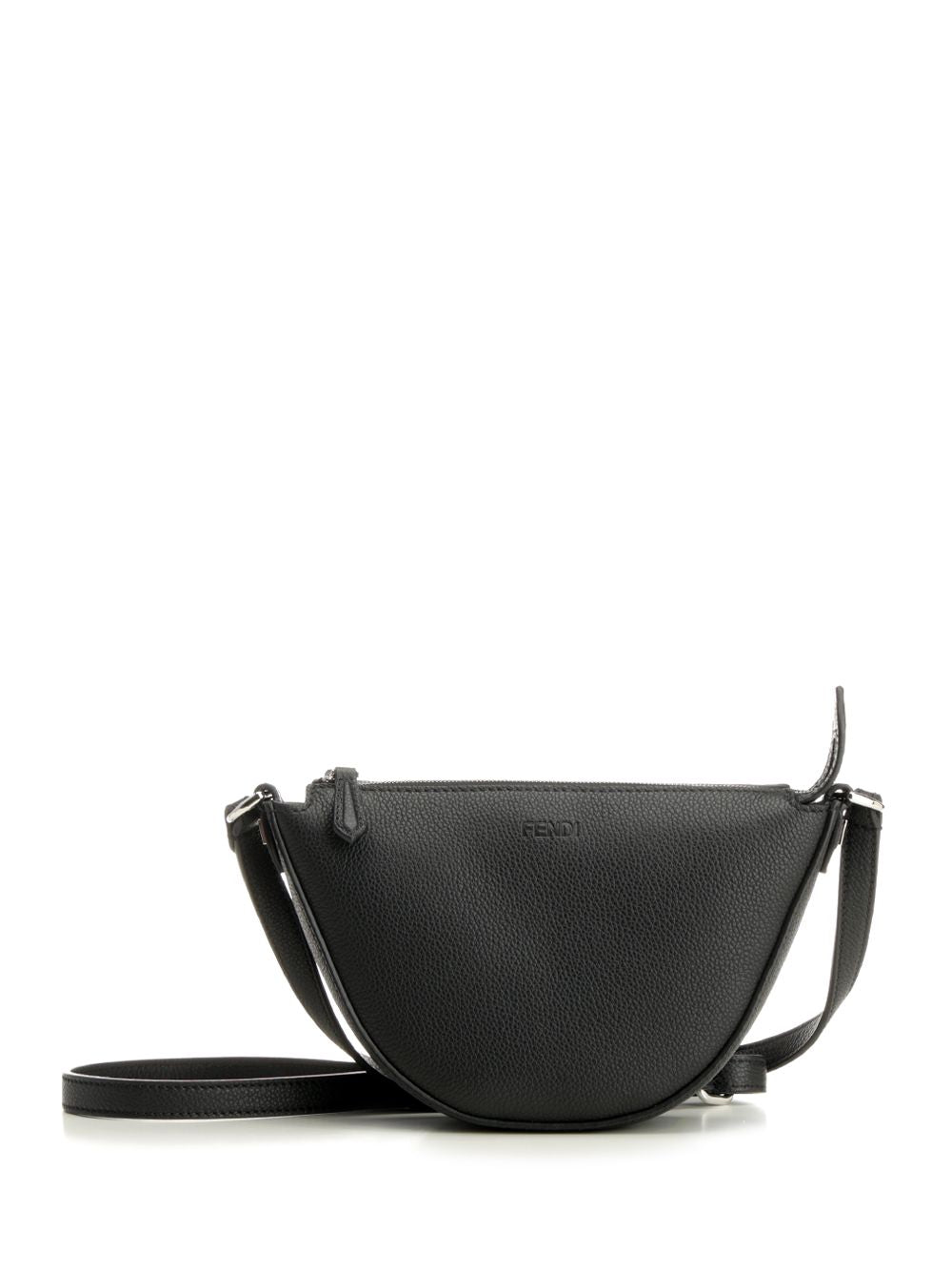 Fendi Fendi Melon Mini V.Cher/F Crossbody Bags - Black | 883a58881582910f8ec01e7c3235c851de33c797
