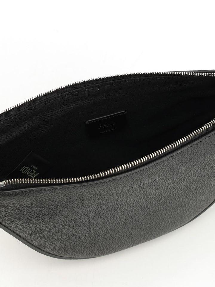 Fendi Fendi Melon Mini Shoulder Bag Crossbody Bags - Black | 673a98ace51fcc719fffad0b4f0c976aeb604013