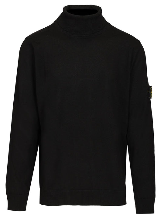 Turtleneck Sweater Knitwear Black