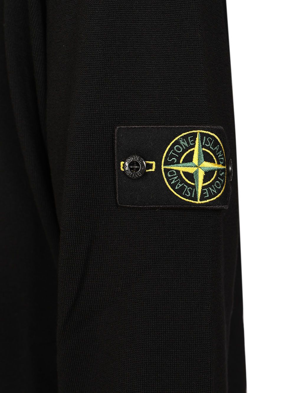 Stone Island Light Pure Rws Wool Knitwear - Black | f60a9d006571885729da20bc1d4ffcb3c4768a7b