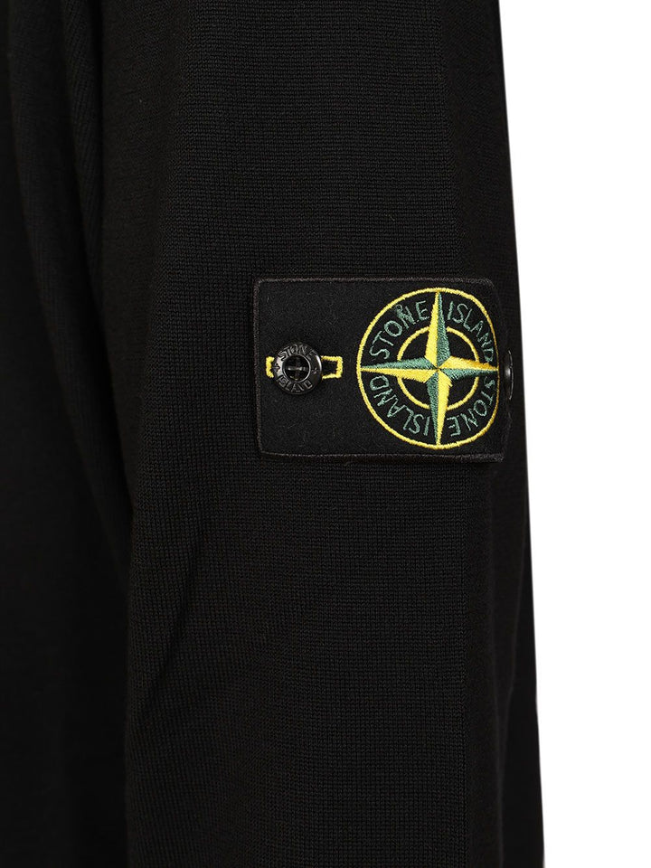 Stone Island Light Pure Rws Wool Knitwear - Black | f60a9d006571885729da20bc1d4ffcb3c4768a7b