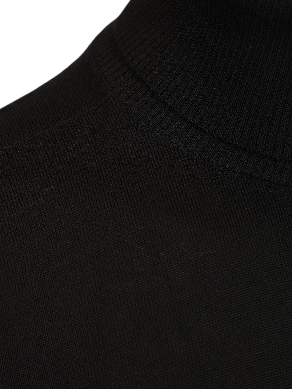 Stone Island Light Pure Rws Wool Knitwear - Black | 5cc15281c1ef38d996186ef337529e53e25cb809