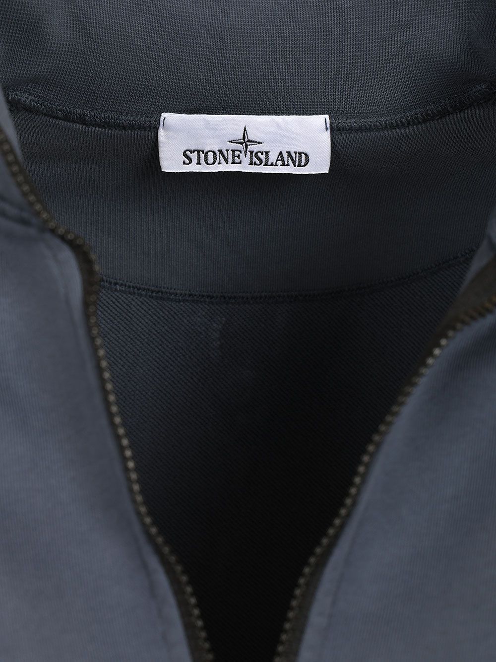 Stone Island Organic Cotton Fleece, Garment Dyed Knitwear - Blue | 966a86716490719b4ac722d21776737e528803a0