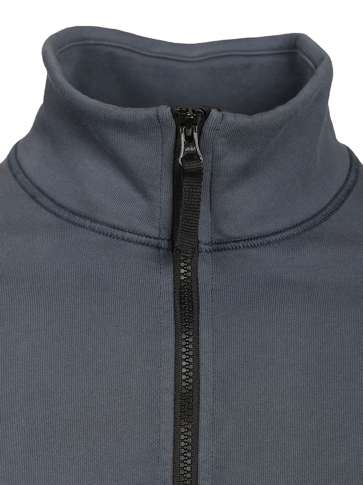 Stone Island Organic Cotton Fleece, Garment Dyed Knitwear - Blue | 848f10c1df96654e25ce26d45244cca98098db26