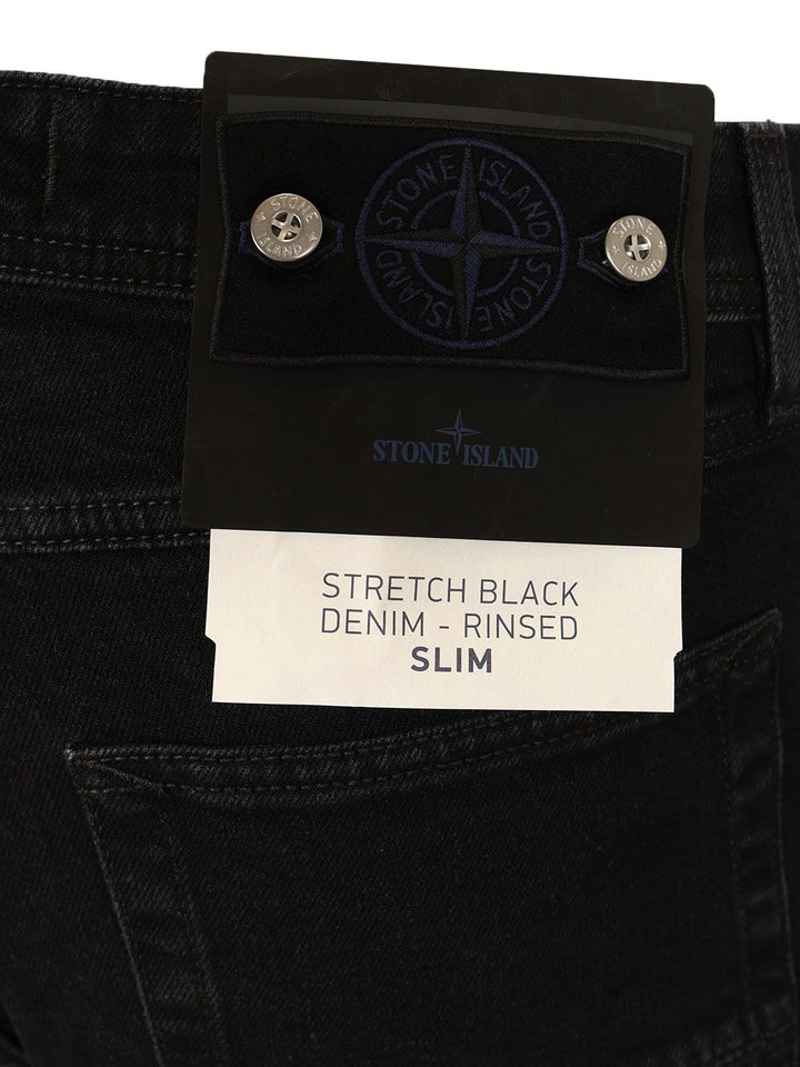 Stone Island Five-Pocket Denim Jeans - Black | aa3f0b50e75f33817f76475dda15987825aac942