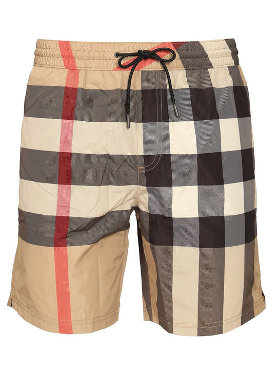Swim Trunks Swimwear Beige