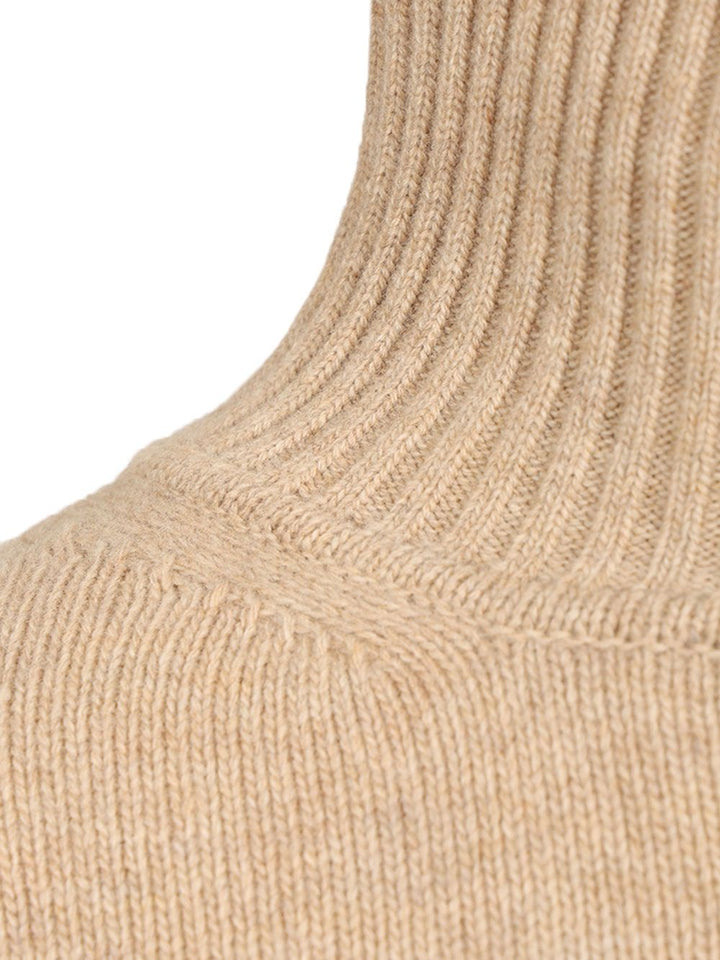 Weekend Max Mara Turtleneck Sweater Knitwear - Beige | 93668ba7a65938d0e7492e5dec67522732e6c099