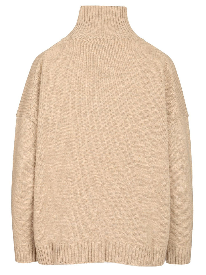 Weekend Max Mara Turtleneck Sweater Knitwear - Beige | f4f1e9199908011c50667bde50caec5744045847
