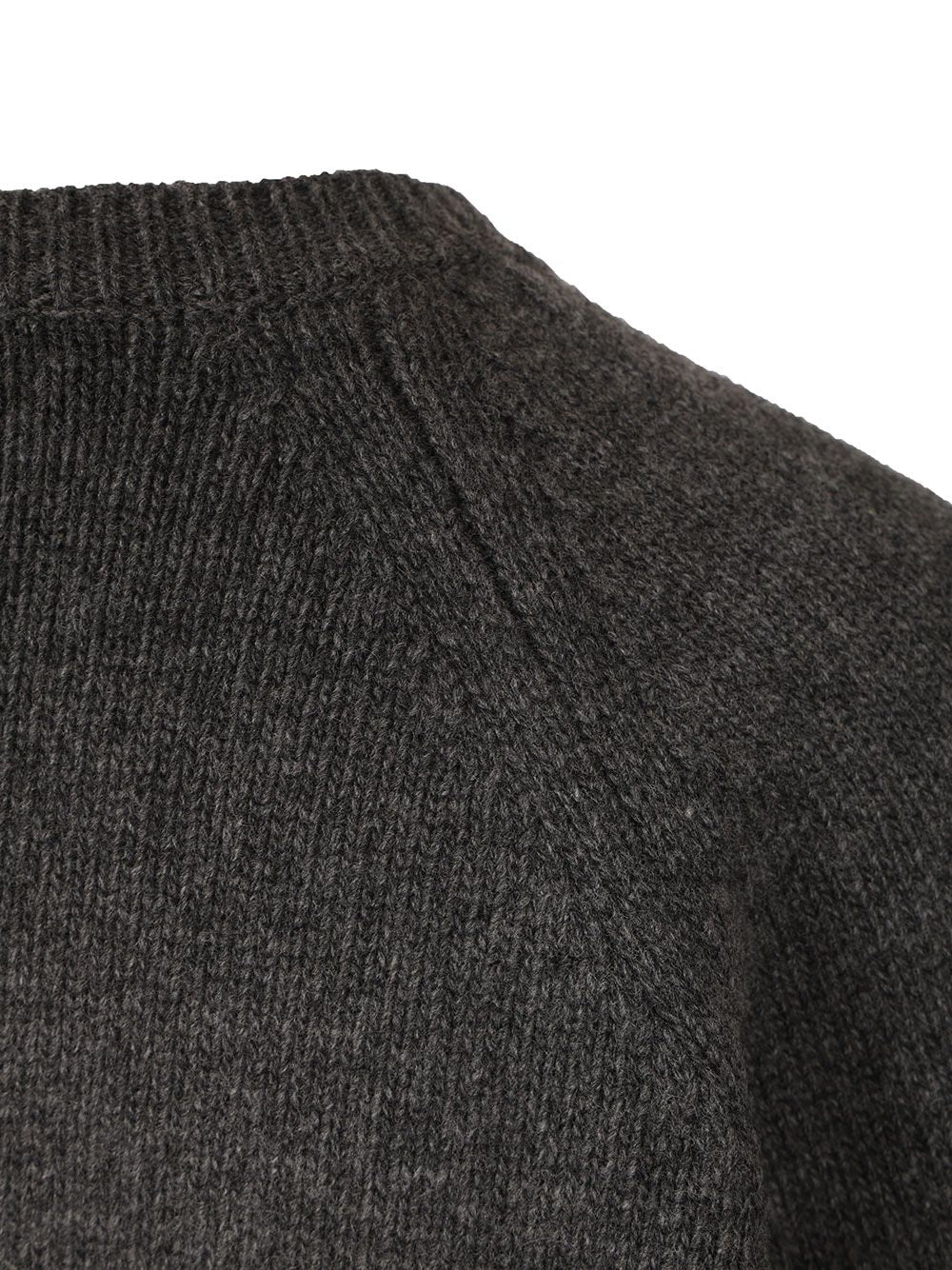 Weekend Max Mara Ombrosa Wool Crewneck Cardigan Knitwear - Grey | 126d163f54224ac4517ecd3b19ccbc95973673af