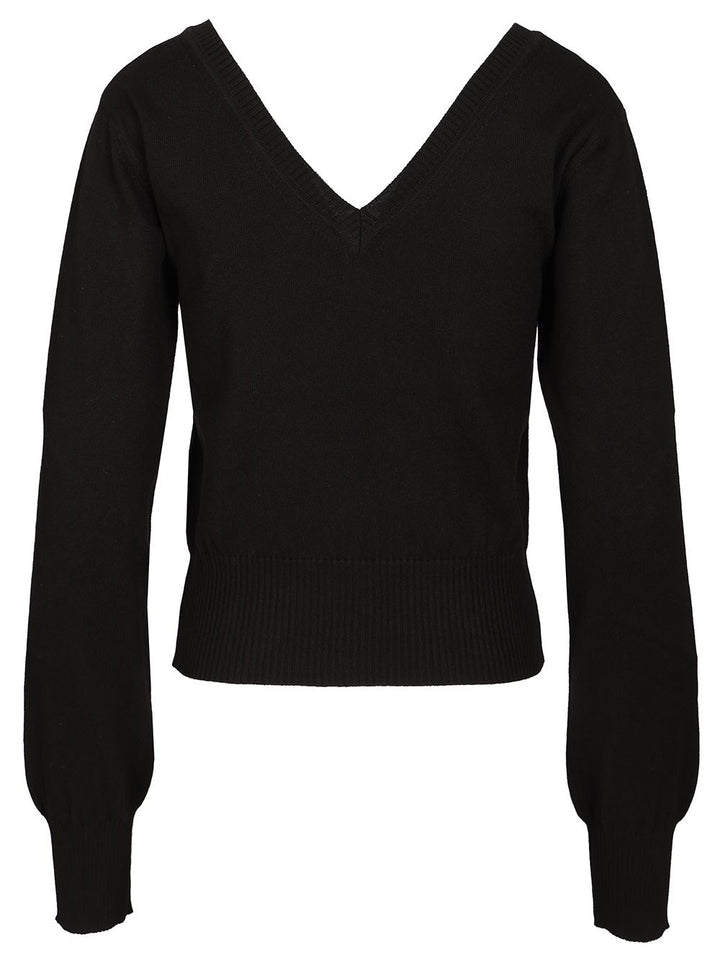 Vivienne Westwood Beatrice Cotton And Cashmere Sweater Knitwear - Black | 2f38bbf6abc29ca8084ba487e107e979d397e4f5