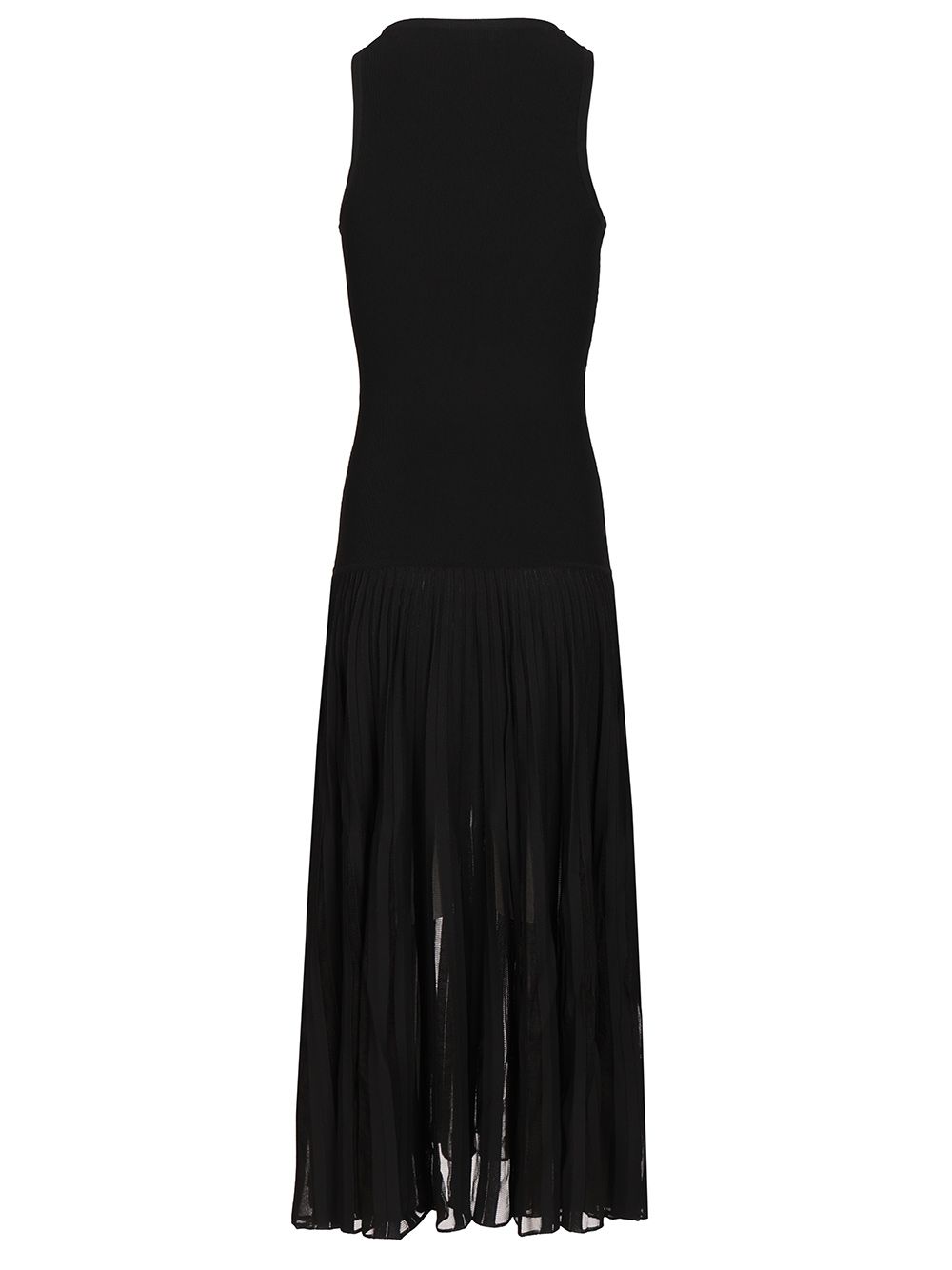 AlaÏA Pleated Sheer Dress Dresses - Black | 6b3d364ad4ff7534390a273c3c2f40679170c989