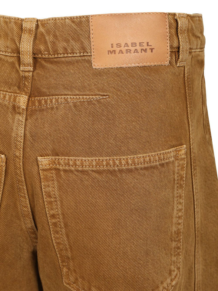 Isabel Marant Lisha-Ga Seasonal Jeans - Green | d81b4e29dc60b30bbfe5c0edf302cd156b94476a