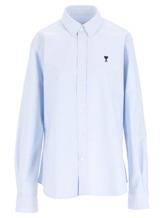 Ami De CœUr Cotton Shirt Shirts Light Blue