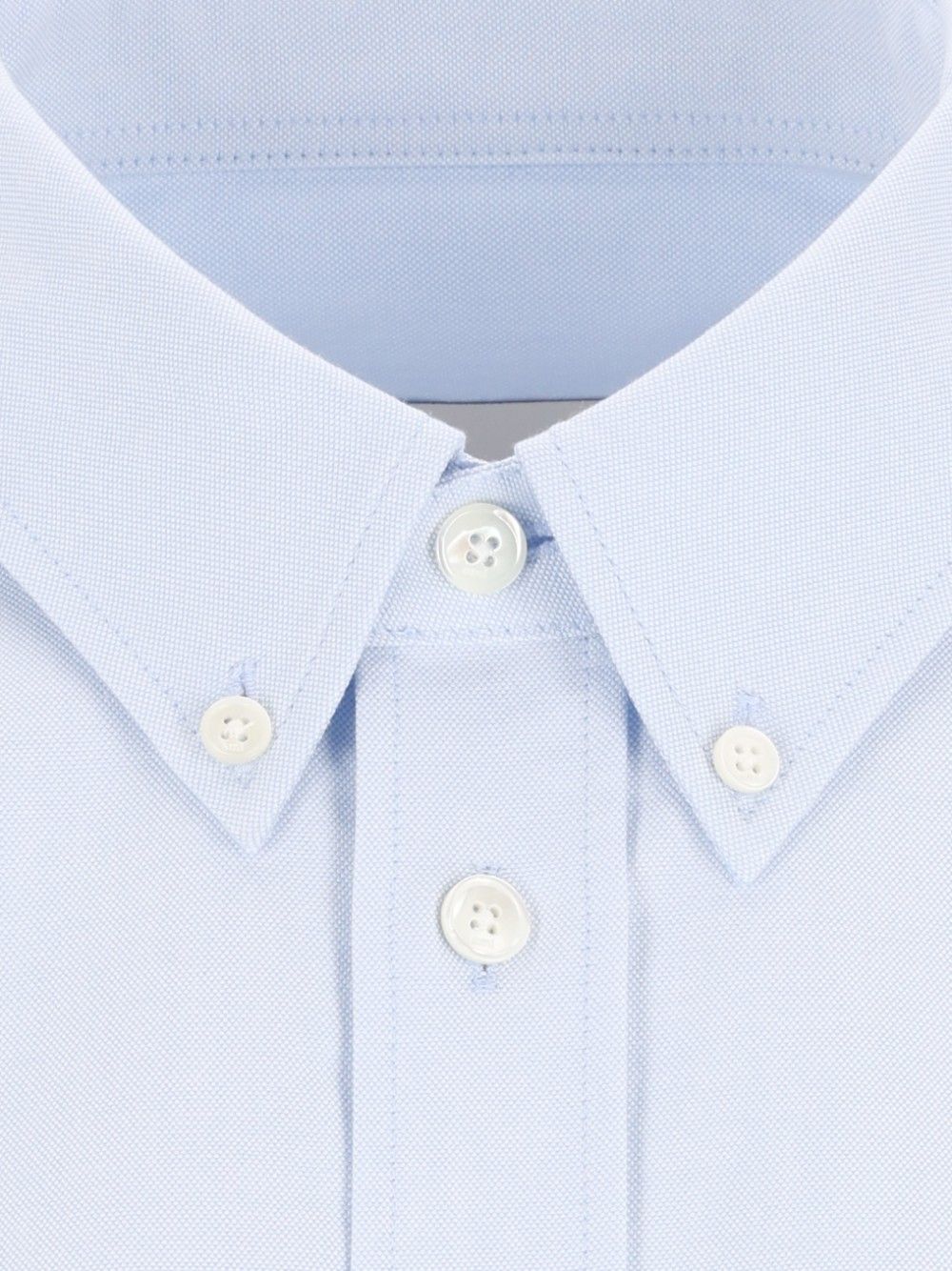 Ami Quota - Contrasted Ami De Coeur Button Down Collar Classic Fit Shirt Shirts - Light blue | b9a31a6d12e6614eadb31d12fc2ed5f73a9ee201