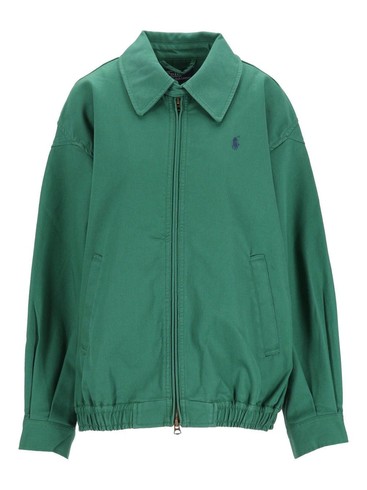 Polo Ralph Lauren Oversized Cotton Windbreaker Jackets - Green | 0fdda71e3b8480c8c9a7c6ea99162296b9345232