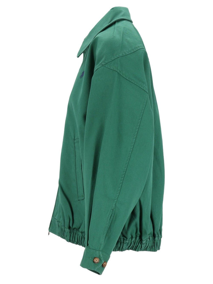 Polo Ralph Lauren Oversized Cotton Windbreaker Jackets - Green | b9cbb47d54fdd9247c6c6b8106c426ca6f516046