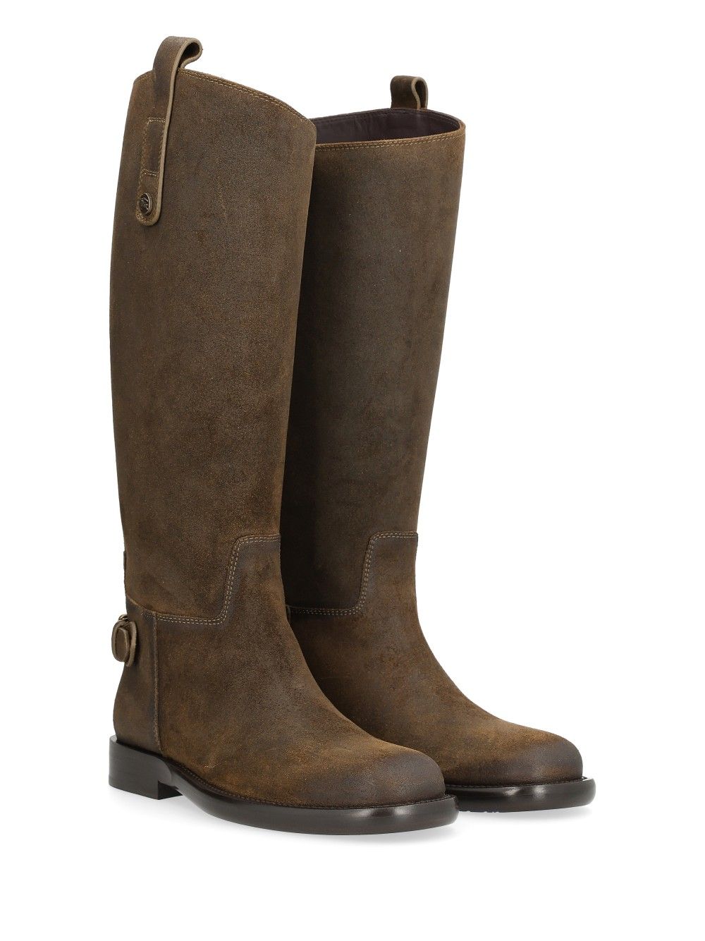 Burberry Cavalier Suede Boots - Brown | c2bfb14bca24c282b29af5f722db0b31f8571aed