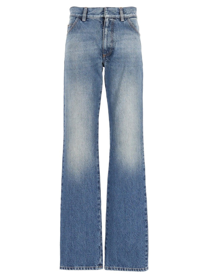 Mm6 Maison Margiela Wide-Leg Jean Jeans - Blue | 96573f93aa4181a8b176ef96e465c2faaddae61d
