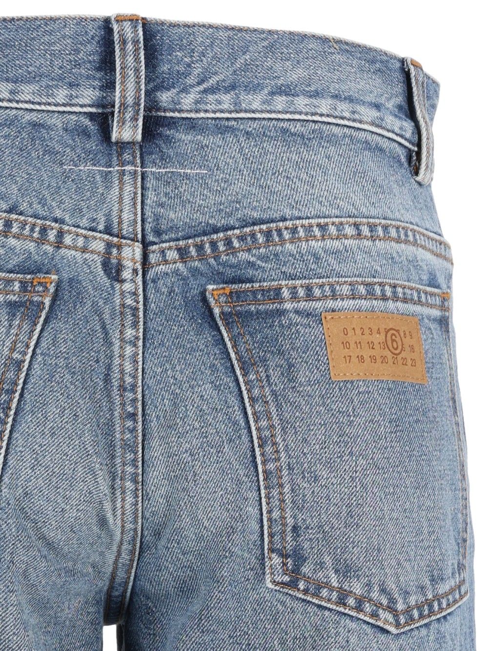 Mm6 Maison Margiela Wide-Leg Jean Jeans - Blue | 4b91e75bc182e9988d89796eb20abab0a67930dc