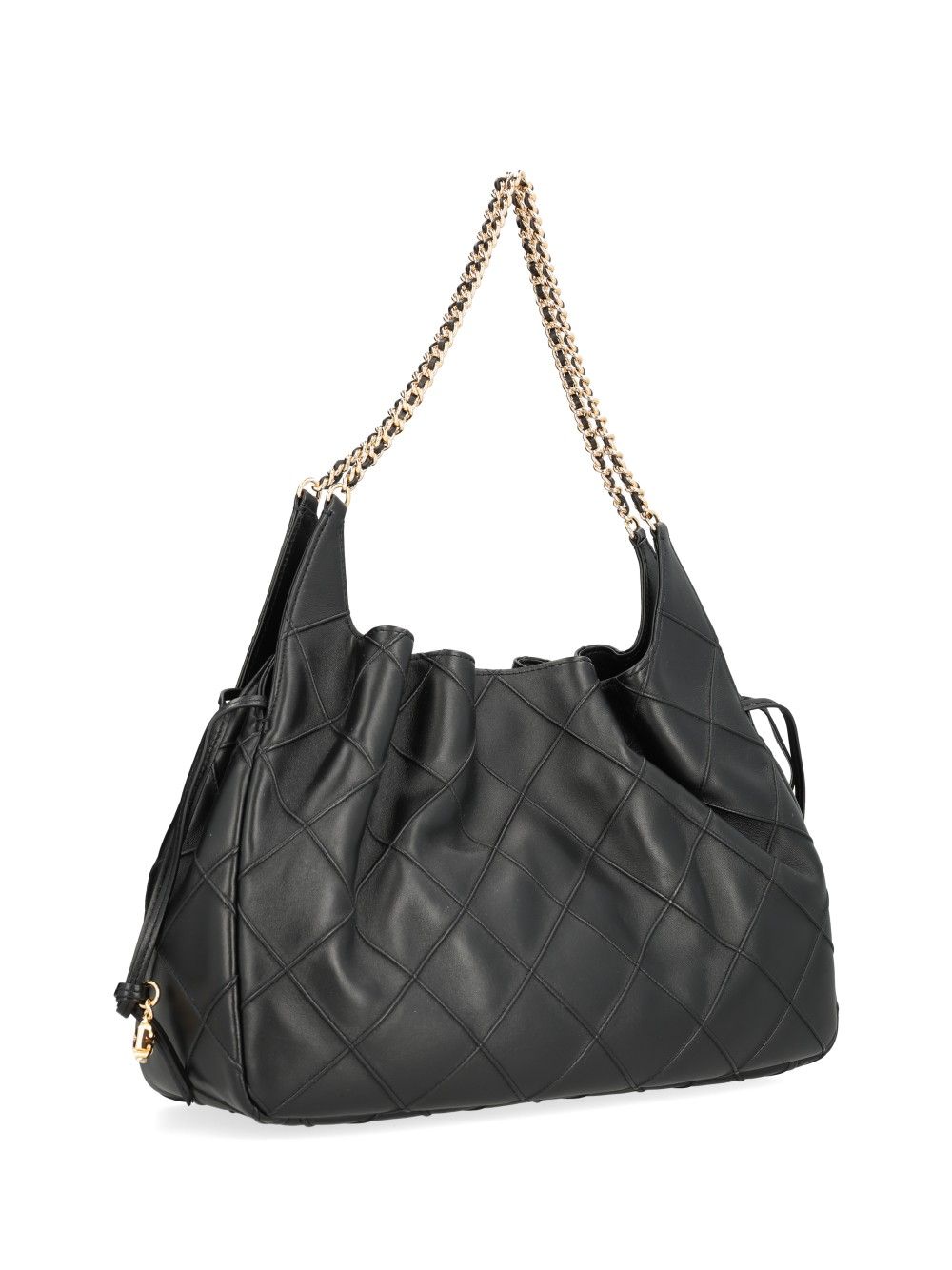 Tory Burch Fleming Large Tote Shoulder Bags - Black | 288d325241862bfeb61d0e4f3fb6d5fd0da9556c