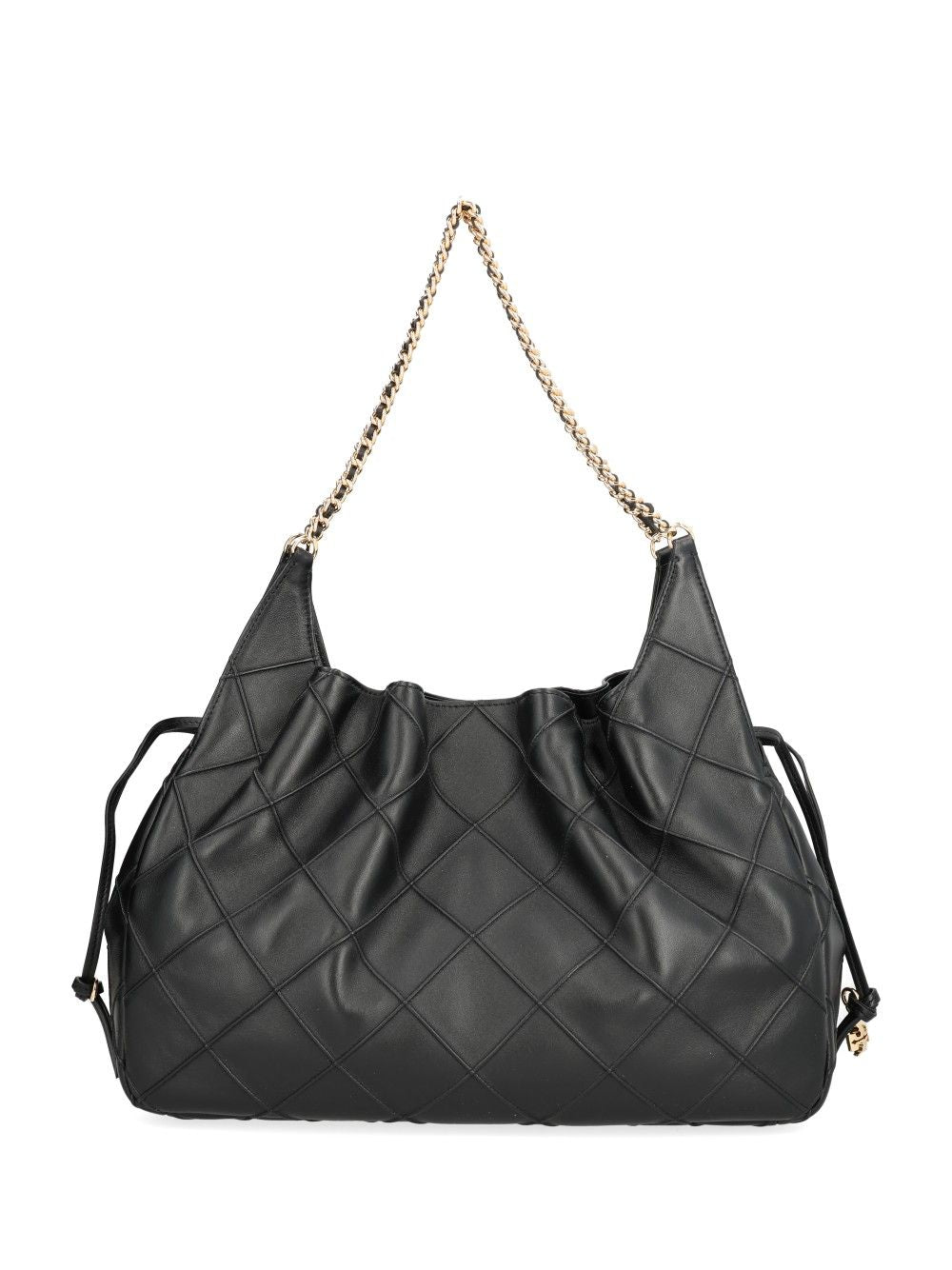 Tory Burch Fleming Large Tote Shoulder Bags - Black | e90162219e9d055232dd8847cad662f32450419e
