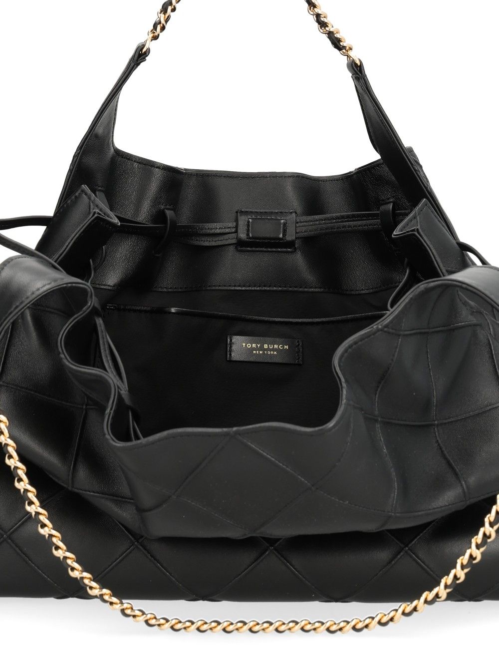 Tory Burch Fleming Shoulder Bags - Black | 9128190b91c2eef6e673802aa7a0d60a7a01a239