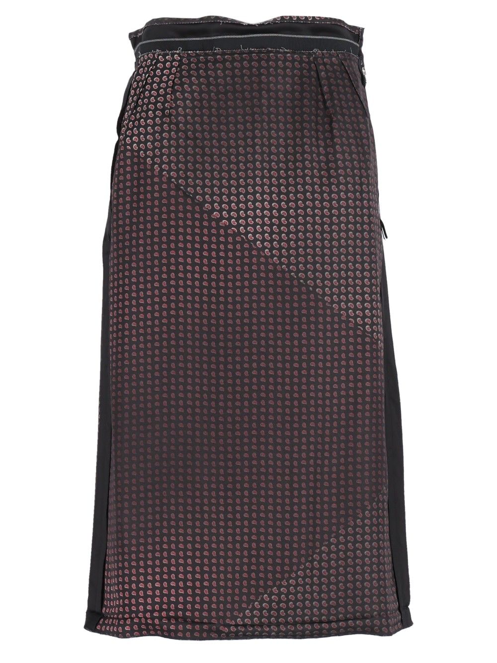 Maison Margiela Paisley Printed Skirt Skirts - Black | e50011d46ba1dc4686363a4a2aa2f617099bd596