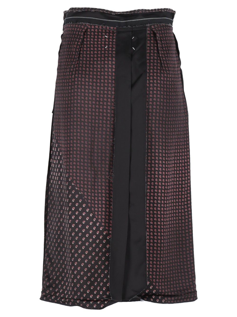 Maison Margiela Paisley Print Midi Skirt Skirts - Black | a657bdab2d4b3f9d01d66a20d6948ded3b5d62da
