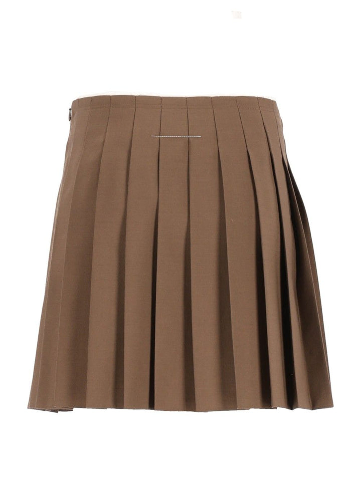 Mm6 Maison Margiela Mini Skirt Skirts - Brown | a6340bc64f0ff249b3f526f016c011bf480d725f