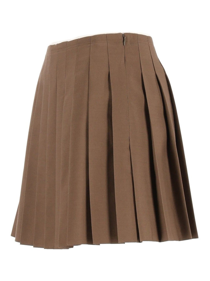 Mm6 Maison Margiela Mini Skirt Skirts - Brown | b11f1079e4d657e6cad67a1b9ac23d1aa206cd34