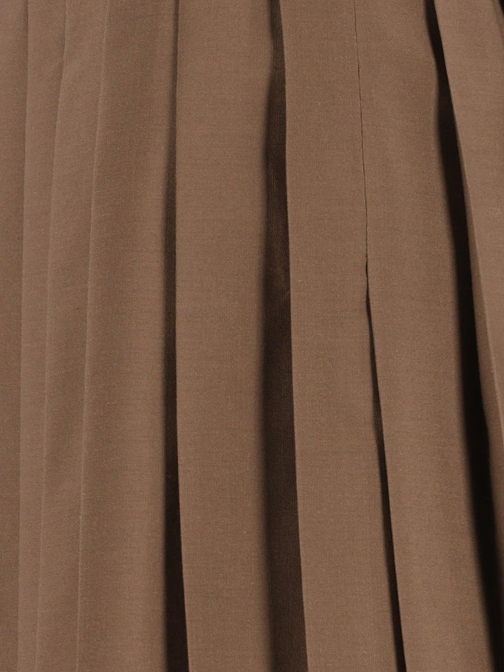 Mm6 Maison Margiela Mini Skirt Skirts - Brown | 737e2c484672859497f3005bc00e419a85aad2f5